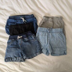 Bundle of 6 pairs of shorts 4T/4-5 / great condition ready for more adventures